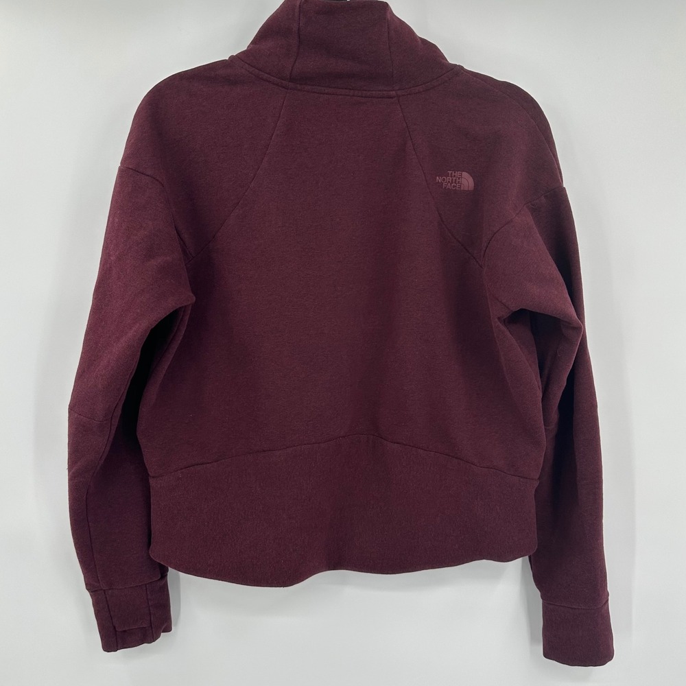 The North Face Motivation Mock Neck‎ Fleece Pullover Burgundy Size Large - Picture 7 of 12